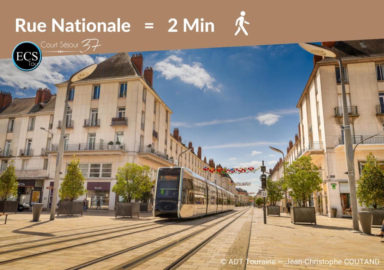 Ferienwohnung Le Constantine - Quartier Historique - Charme & Ancien Tours Exterior foto