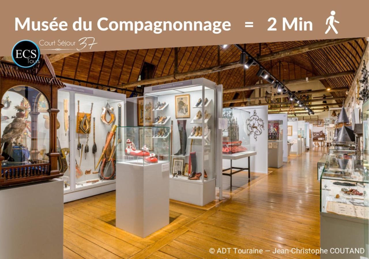 Ferienwohnung Le Constantine - Quartier Historique - Charme & Ancien Tours Exterior foto